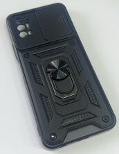 Armor Case With Curtain for Tecno Pova 2 Black