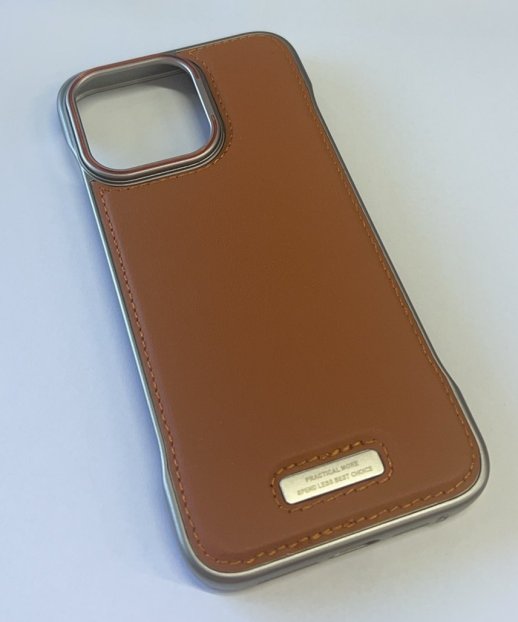 Чехол Practical More Clasic  Apple iPhone 15 Pro Max Brown