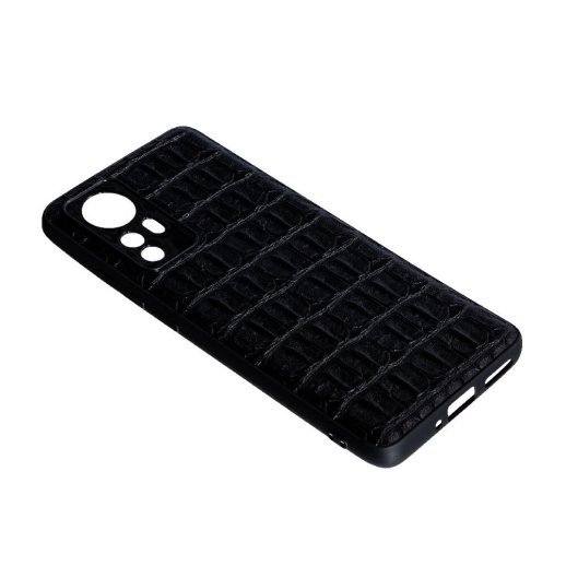 Накладка Leather Case для Xiaomi 12 / 12X Кроко