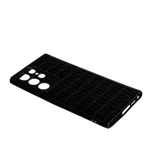 Накладка Leather Case для Samsung S23 Ultra Кроко