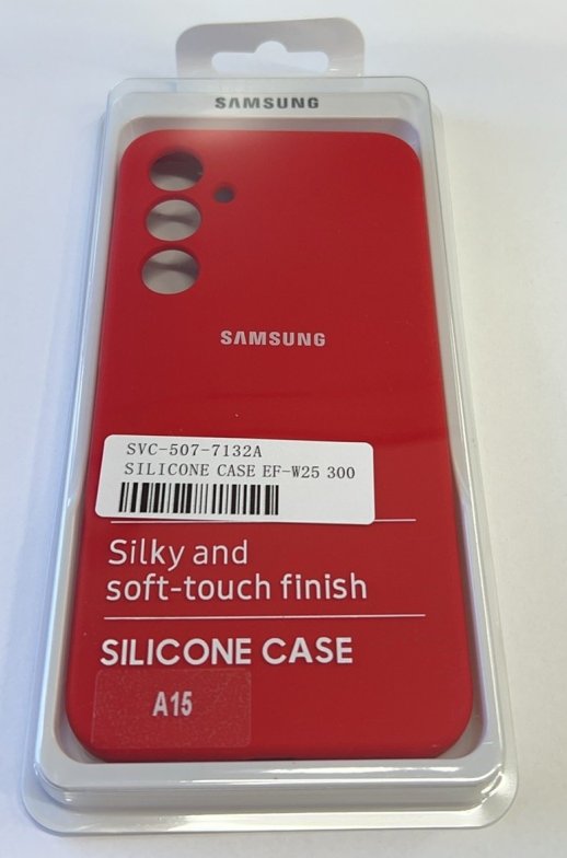 Чохол Silicone Case for Samsung A15 Red