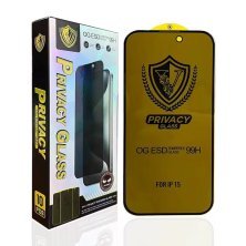 Захисне скло 99H OG ESD PRIVACY GLASS APPLE iPhone 14 PRO MAX  | 15 PLUS 6,7"