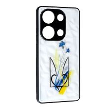Накладка Prisma UA для Xiaomi Redmi Note 13 Pro (4G) /Poco M6 Pro (4G) Ukraine with flowers