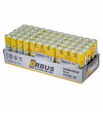 Батарейка AAA лужна Orbus LR03 1.5V, 4 штуки yellow