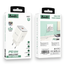 Мережевий Зарядний Пристрій Avantis A897 GaN 1USB PD30W