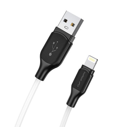 USB кабель BOROFONE BX42 charging data USB - LIGHTNING, білий