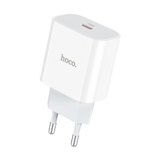 Мережевий зарядний пристрій HOCO C76A PLUS TYPE-C PD 20W, білий