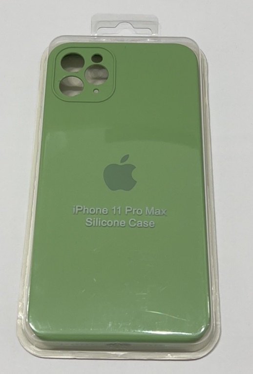 Чохол Silicone Case Copy Apple iPhone 11 Pro Max Square Mist Blue, 03