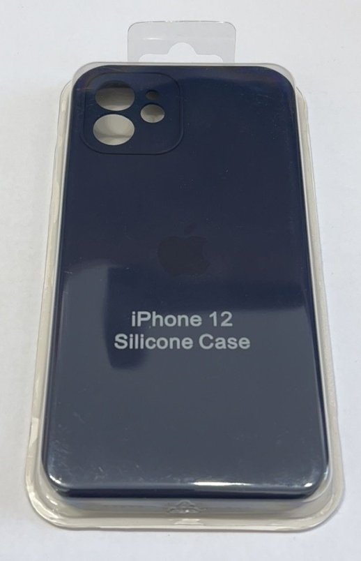 Чохол Silicone Case Copy Apple iPhone 12 Square Deep Purple, 06