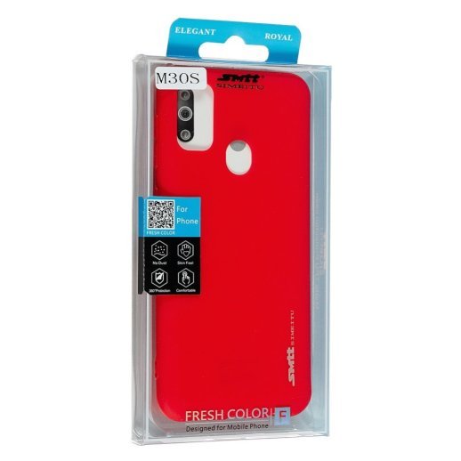 Силіконовий чохол SMTT для Samsung M21 / M30s Red