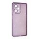 Силіконовий чохол Clear Shine для Xiaomi Redmi Note 12 Pro (5G) Violet