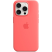Silicone Case Original With MagSafe and Splash Apple iPhone 15 Pro  Guava