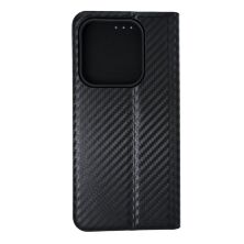 Книга Flip Cover Carbon для Xiaomi Redmi Note 14 (5G) Black
