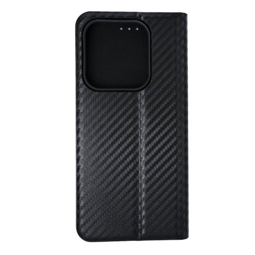 Книга Flip Cover Carbon для Xiaomi Redmi Note 14 (5G) Black