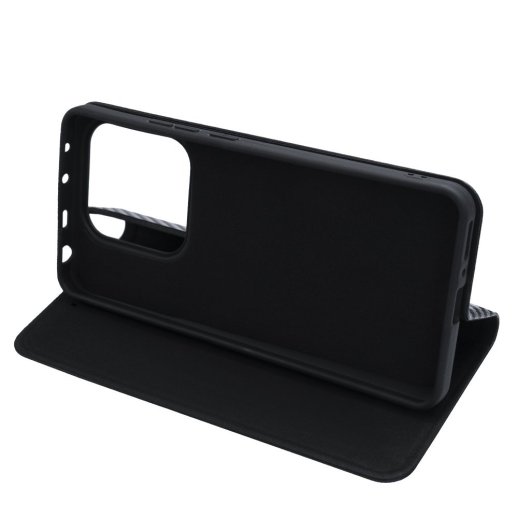 Книга Flip Cover Carbon для Xiaomi Redmi Note 14 (5G) Black
