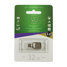 USB - Type-C Flash Drive T&G TG104 32GB USB 3.0 Стальной