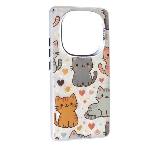 Накладка Soft Milky для Xiaomi Redmi Note 14 Pro (4G) Cats