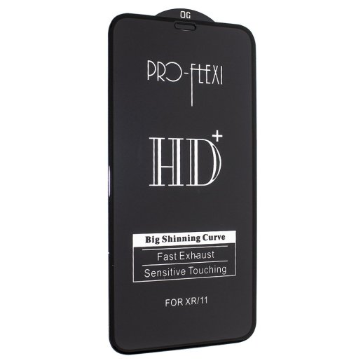 Захисне скло PRO-FLEXI HD+ APPLE iPhone XR | 11 ЧОРНИЙ