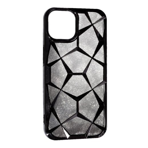 Накладка Abstraction Color для Apple iPhone 15 Black