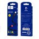 Кабель USB Denmen D23V USB - micro USB (2.1A)