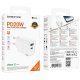 Мережевий зарядний пристрій BOROFONE BA83A TYPE-C PD 20W + USB QC3.0, білий