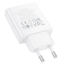 Мережевий зарядний пристрій BOROFONE BN25 PD 30W + QC3.0, білий