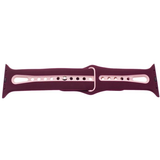 Ремінець силіконовий LINE 2 COLORS для APPLE WATCH 38 | 40 | 41 мм SMALL SIZE