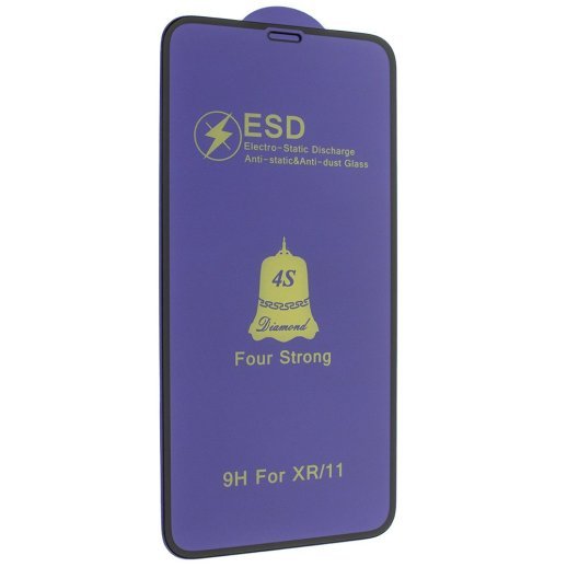 Захисне скло 4S DIAMOND ESD FOUR STRONG APPLE IPHONE XR | 11