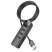 Перехідник BOROFONE DH6 Erudite USB HUB 4-в-1 Gigabit (USB на USB 3.0*3шт. + RJ45) довжина 1,2 метри