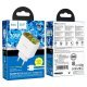 СЗУ HOCO CS42A PD30W+ QC3.0 (1USB/1Type-C) + Type-C - Lightning (32pc) (белый)