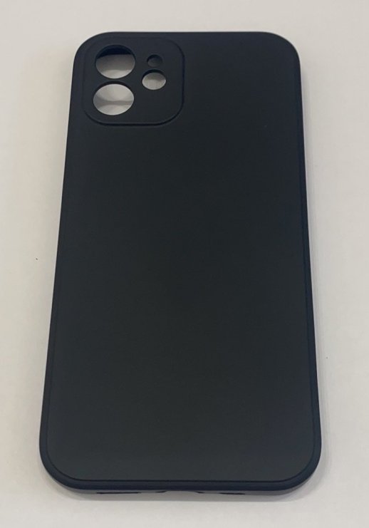 Avantis Full Silicone Case Apple Iphone 12 (camera protect) Red