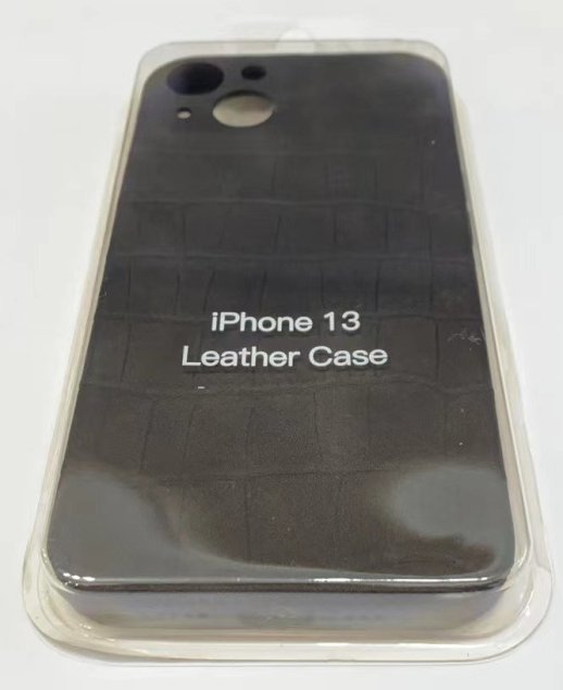 Чохол Croco Leather Apple iPhone 13 Black