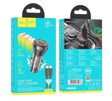 Автомобільний зарядний пристрій HOCO NZ12B PD 48W + QC3.0 Type-C + USB-A + кабель TYPE-C - TYPE-C