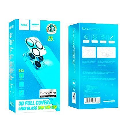 Скло для камери HOCO G13 для APPLE iPhone 12 PRO 6,1", ЧОРНИЙ