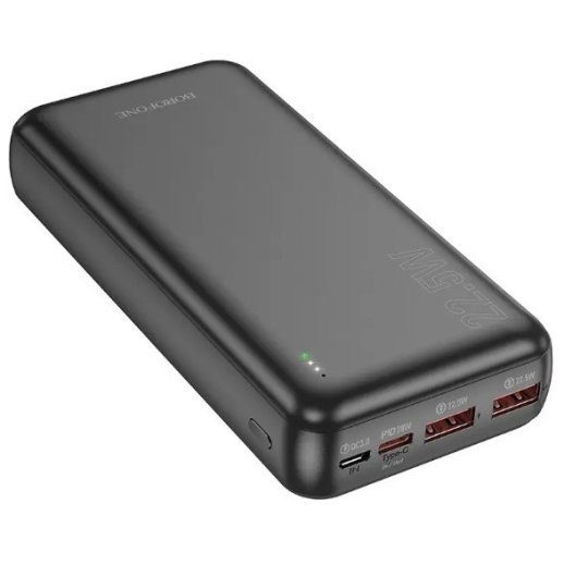 Power Bank Borofone BJ38A PD20W 22,5W 20000mah ЧОРНИЙ