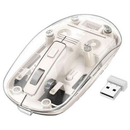 Мишка бездротова HOCO GM29 Mysterious dual-mode, space white