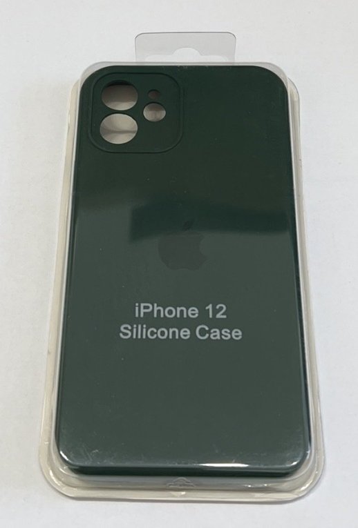 Чохол Silicone Case Copy Apple iPhone 12 Square Green, 08