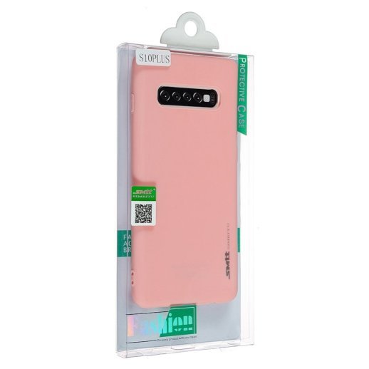 Силіконовий чохол SMTT для Samsung S10 Plus Pink