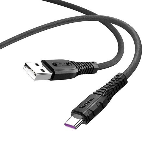 USB кабель HOCO X67 5A USB - Type-C 1 MЕТР ЧОРНИЙ