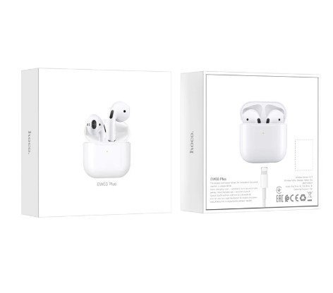 Бездротові навушники HOCO EW03 Plus, білий