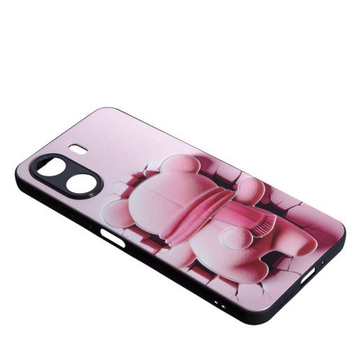 Накладка Fashion Mix для Xiaomi Redmi 13C/Poco C65 Pink Bear