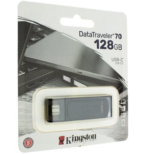 TYPE-C флеш 128GB 3.2 KINGSTON DT 70