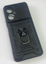 Armor Case With Curtain for Tecno Camon 19 Black