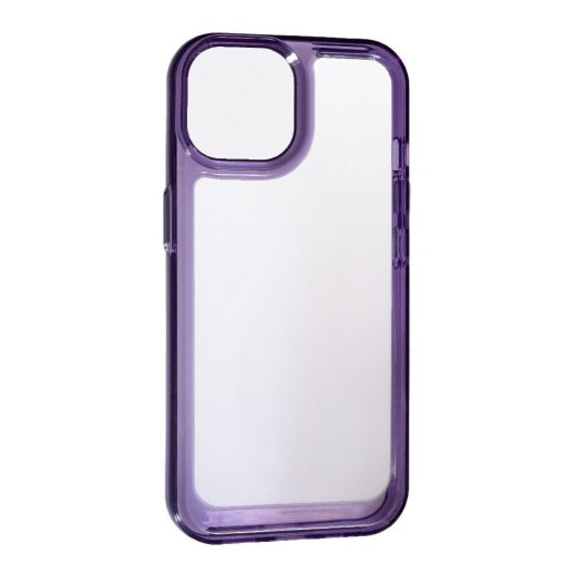 Накладка Shock case для Apple iPhone 15 Transparent Violet