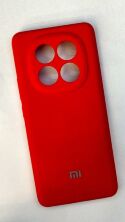 Чехол Silicone Case for Xiaomi Redmi Note 14 Pro +5G Red 1