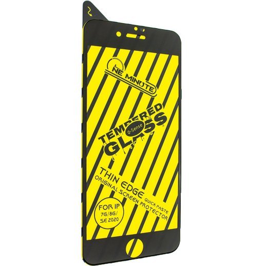 Захисне скло 0-SENSE для APPLE iPhone 7 | 8 ЧОРНЕ