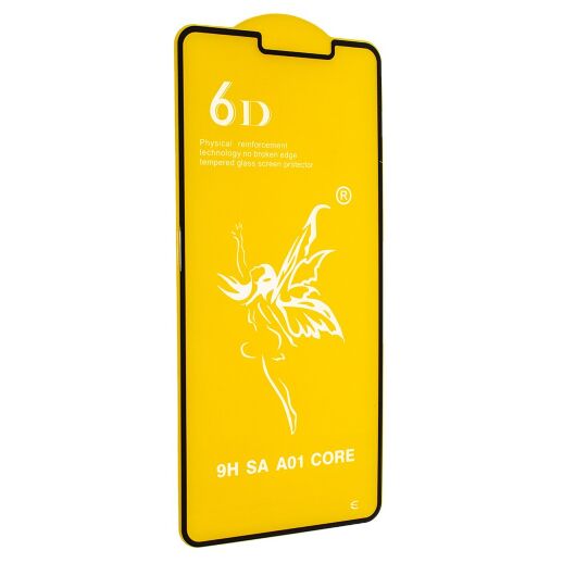 Захисне скло 6D PREMIUM SAMSUNG A013 Galaxy A01 CORE 2020 ЧОРНИЙ