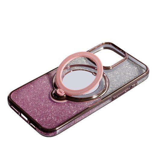 Накладка TPU With Stand для Apple iPhone 16 Pro Pink