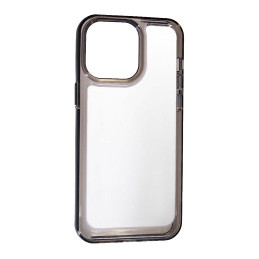 Накладка Shock case для Apple iPhone 14 Pro Max Transparent Black