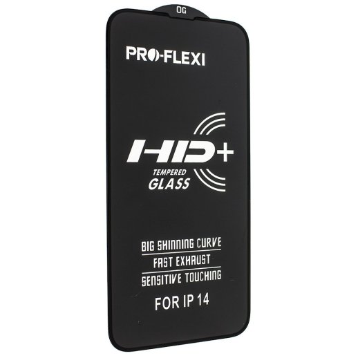 Захисне скло PRO-FLEXI HD+ APPLE iPhone 14 6,1" ЧОРНИЙ